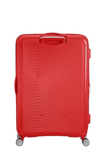 American Tourister Soundbox - Hard Shell Suitcase 77 cm Large - Trolley Suitcase with 4 wheels, TSA Lock, Expandable & Light - 97/110 L - Red (Coral Red) — view 4