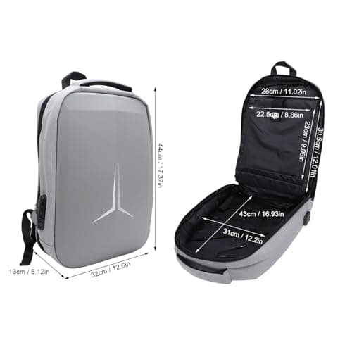 Mini Case, Anti Theft Laptop Bag Dish Router Mini Accessories with USB Charging Port — view 6