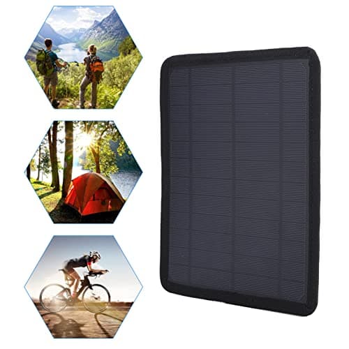 TOUISEDGI Solar Panel, Solar Panel 5.3W 6V USB Output Low Attenuation Camouflage Monocrystalline Solar Battery Charger for Outdoor Travel — view 2
