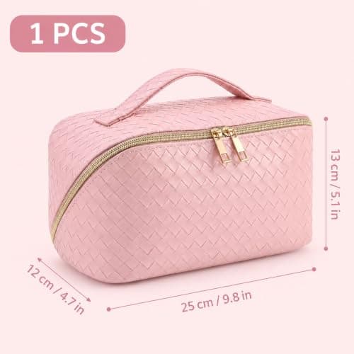 Flat Lay Makeup Bag for Travel and Storage — view 2