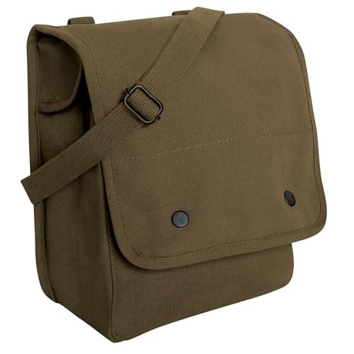 ROTHCO Olive Drab Canvas Map Case Shoulder Bag