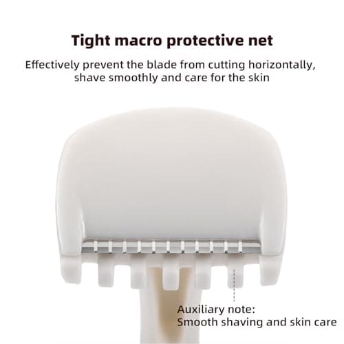 Women's Disposable Razors - Mini Shaver- Precision Bikini & Underarm Razor with Ergonomic Handle, Smooth Skin, Travel-Friendly Design for Sensitive Areas, Painless Hair Removal, Easy to Clean (3 Pcs) — view 4