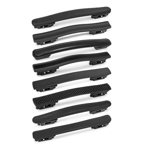 [Pffiocix] Replacement Luggage Suitcase Handle Carry Strap Luggage Grip Case Repair Handle Replacement Pull, T060 Black — view 5