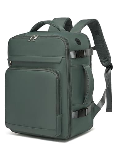 Kono Ryanair Cabin Bag 40x30x20, Underseat Travel Backpack, Green Classic