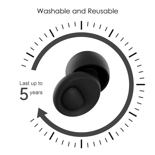 BAOZKKI Ear Plugs for Sleep – 45dB Micro-Seal SonicBarrier Comfort | Military-Grade NanoSilicon Matrix (1000+ Reuses) | BAO Lab-Certified | Ultra-Soft for Sleepers, Travel & Work — view 5