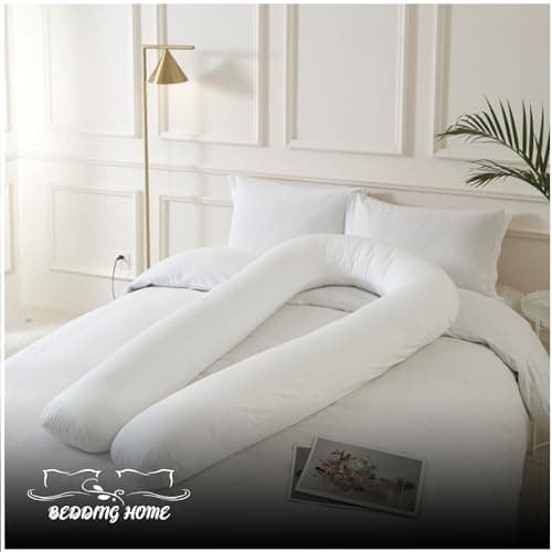 Bedding Home 9ft U Shaped Pregnancy Pillow | Back Support Cuddle Cushion Side Sleeper Pillows for Maternity Support | Full Body Pillow For Pregnant Women — view 2