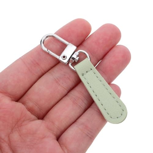 TEHAUX 10pcs Zipper Puller Replacement Kit with Detachable Pu Leather Handles and Zinc Alloy Tabs for Easy DIY Repair of Purses and Suitcases, Featuring Comfortable Grip and Effortless — view 4