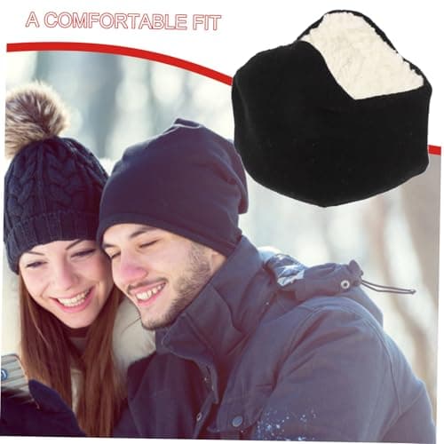 VALICLUD sleep warmer earmuffs outdoor ear muffs for noise reduction plush ear warmer sleeping eye masks night eye cover snoring ear muffs ear defenders travel hair accessories winter Nylon — view 3