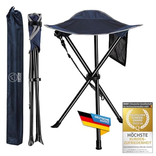 Canyon Cruise® Folding Camping Stool - Holds 100 kg, Tripod