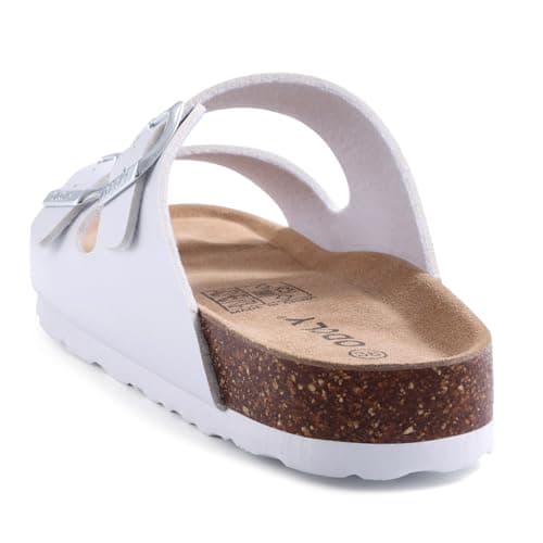 ODOLY Unisex Comfortable Cork Footbed Slide Sandals with Arch Support — view 5