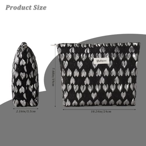 Makeup Bag for Women, Large Polyester Travel Cosmetic Organiser — view 2