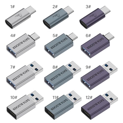 Secure Charging Adapter Data Transfer Lightweight Pocket Size for Public USB Port Devices Travel Essential Anti Data Theft Charging — view 4