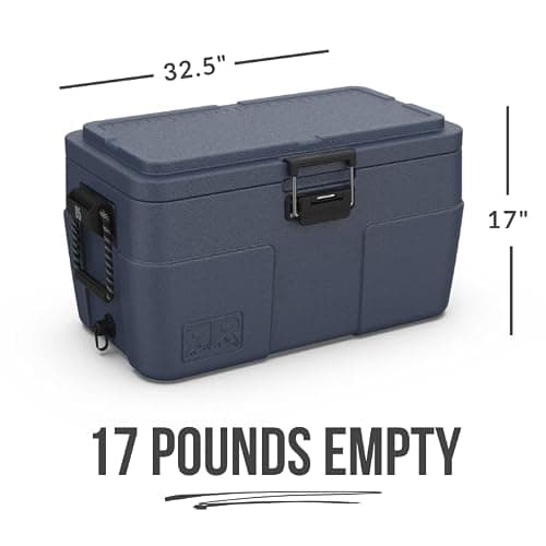 Rugged Road V2 Floating Cooler with 7 Day Ice Retention, Ultralight Design (Blue Steel, 85 Can) — view 2