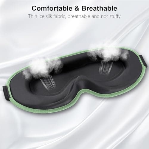 Gritin 100% Blackout Sleep Mask for Women & Men-Zero Eye Pressure Eye Mask — view 6