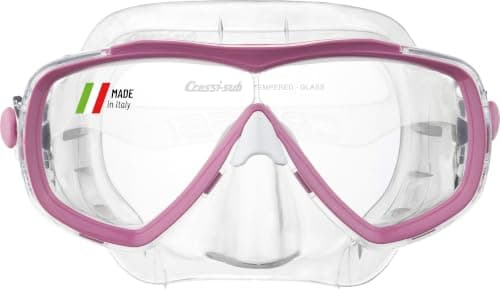 Cressi Estrella - Mask Estrella, Transparent/Pink, One Size, Unisex Adult