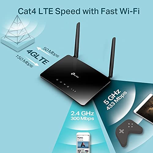 TP-Link Archer MR200 4G Router with SIM Slot, AC750 Two Detachable Antennas — view 4