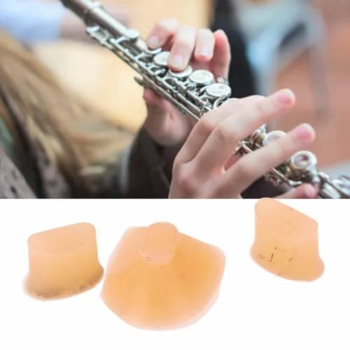 SEAFRONT 3Pcs Flute Trill Key Bumper Cork Set - Silicone, Non-Slip, Reusable, Ideal for Flute Players — view 4