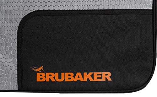 BRUBAKER SuperTec Ski Boot Bag Helmet Bag Backpack with Shoe Compartment - Silver Orange — view 5