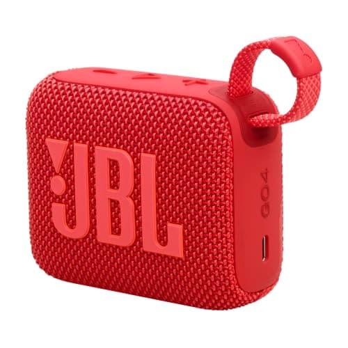 JBL GO 4 Ultra-Portable Bluetooth Speaker with Big JBL Pro Sound and Punchy Bass, PlaytimeBoost, Waterproof Design and 7-Hour Playtime, Red — view 2
