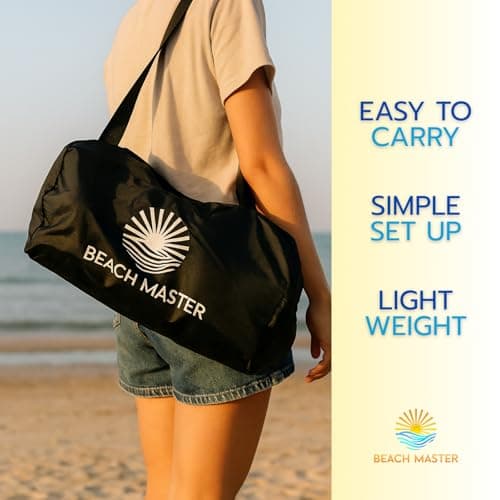 Beach Master Large Portable Canopy - Beach Tent Shade Shelter (210cm x 210cm) — view 2