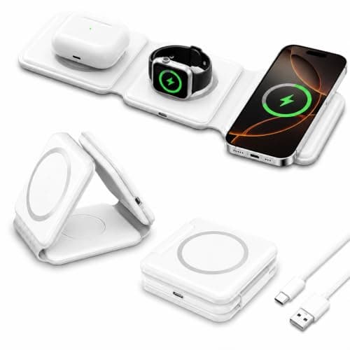 3 in 1 Wireless Charging Station for Apple Devices Foldable Travel Fast