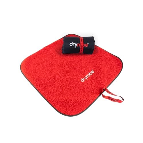 Dryrobe® Changing Mat – Waterproof for Swimming, Surfing & Wetsuits - Red