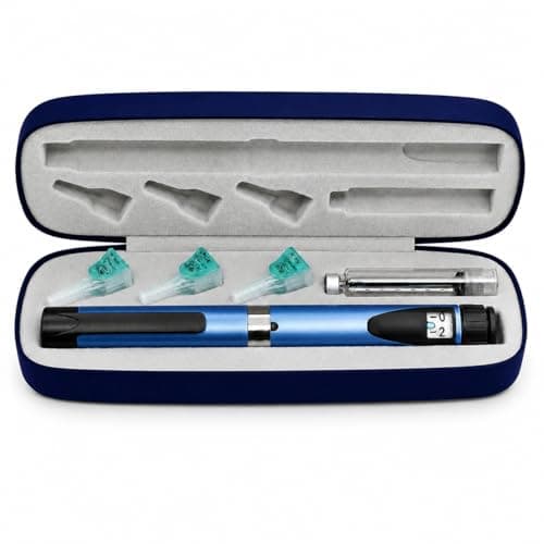 Reusable Peptide Insulin Pen with Magnetic Travel Case, Three Measuring Syringes and 3ml Refillable Glass Cartridge - By Signature Peptides — view 2