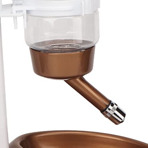 HELEVIA Pet Standing Water Dispenser Bowl Height Adjustable Multifunction Dog Automatic Water Food Feeder with Detachable Pole — view 5
