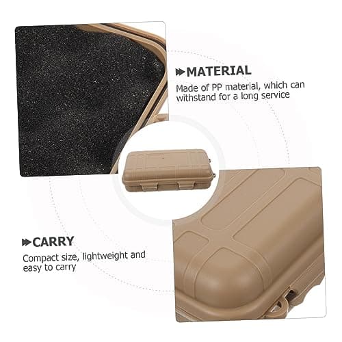 Outdoor Survival Storage Case Khaki Pp Wear-resistant Field Hiking — view 3