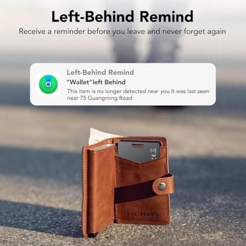 2 Pack Wallet Tracker Card [Apple MFi Certified] Air Tracker Tag (iOS only), IP68 2.7mm in Rechargeable Smart Card Work with Apple Find My, Keys Finder and Item Locator for Passport, Bags,Laptop,Black — view 4