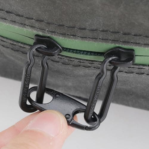 6pack Anti Theft Bag Clip Set for Women,Small Backpack,Black — view 6