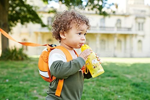 LittleLife Children's Bottle | Easy-Access Lid & Straw, 400ml, Safari — view 6