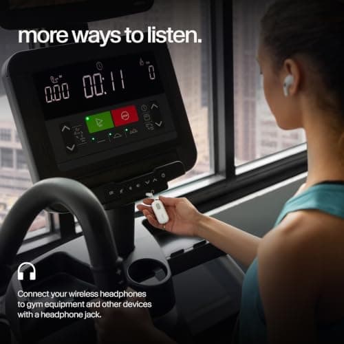Twelve South TS-2259 AirFly SE | Bluetooth Wireless Transmitter/Adapter for AirPods/Wireless or Noise-Cancelling Headphones; use on Airplanes and Gym Equipment, 20+ hr battery life, White — view 5