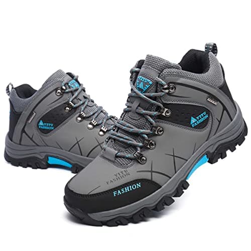 Men's Women's Lightweight Waterproof Anti-Slip Hiking Shoes Travel Camping Shoes Walking Shoes Grey 5.5 UK — view 3