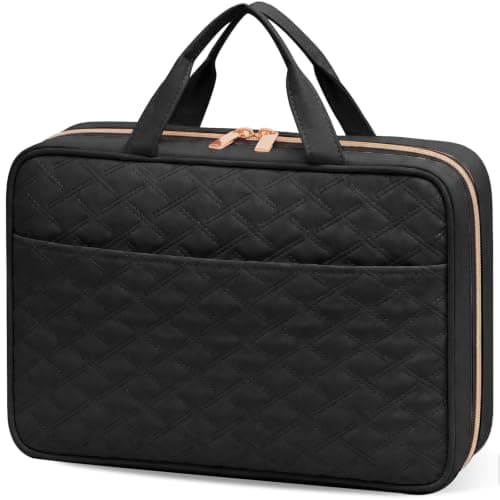 Lifewit Large Hanging Toiletry Bag, Travel Wash Bag, Onyx Black