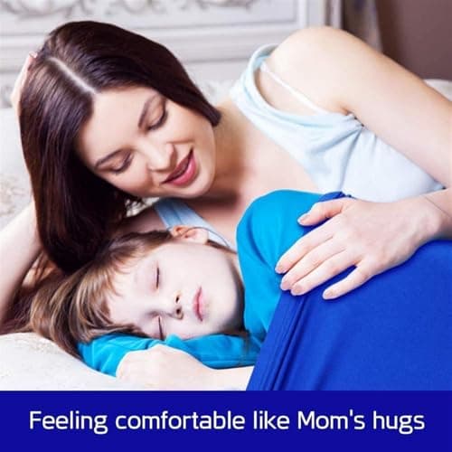 TOSOFT Autistic Kids & Adults Sensory Compression Bed Sheets Blanket Soft Lightweight Breathable Sleeping Pockets Sock Great For Restless Young Sleepers(Grey,Twin 98x147cm/39x58in) — view 6