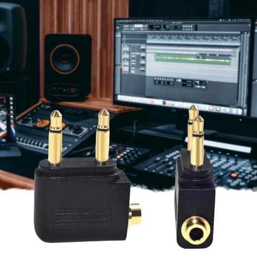 MUHVWM 3.5mm Aircraft Earphones Link with Dense Gold Veneered Bronze — view 5