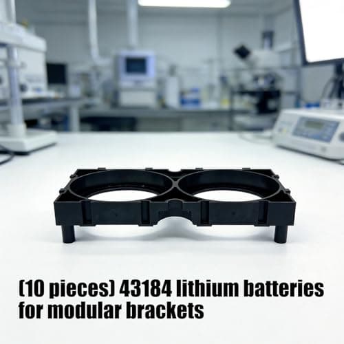 Ljmyy ABS Pack Brackets Modulars Stackable Battery Holder for 43184 Lithium Batteries Organizers Holder Design — view 2