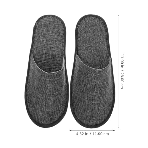 GALPADA Disposable Non-Slip Slippers 20 Pack Portable Folding Spa Slippers for Home Hotel Indoor Guest Use Lightweight Comfortable — view 4