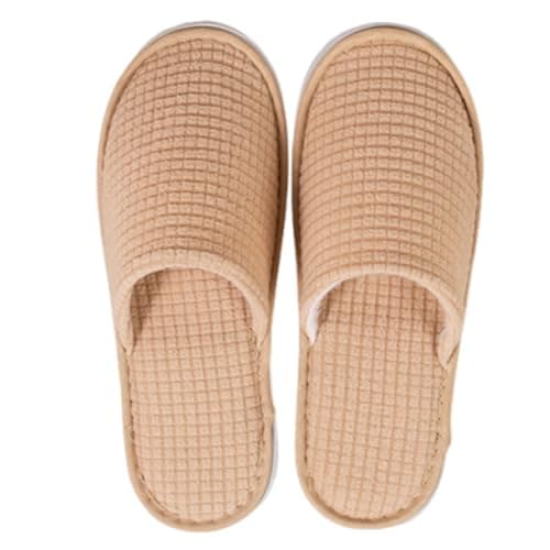 Disposable Slippers for Guests Plush Hotel Travel Portable Indoor Shoes