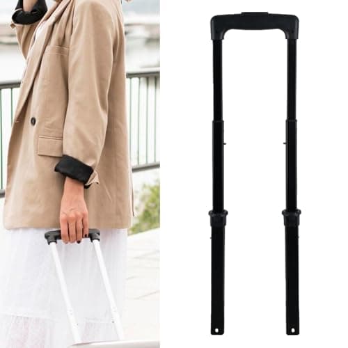 Zanthicia Telescoping Travel Case Parts Premium Sturdy Aluminum Alloy Telescopic Handle Replacement Spare Parts Suitable Hard Luggage Suitcase Telescopic Handle Replacement Spare Part — view 2