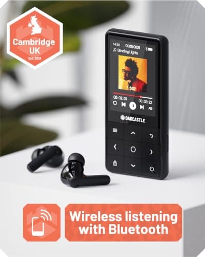 Oakcastle MP300 16GB Bluetooth MP3 Player with Built-In Speaker — view 2