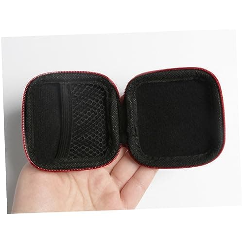 TINEASUR Black Cloth Phone Charger Box for USB Cable Storage and Travel — view 3