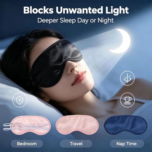 20 Pack Eye Mask – Soft Light-Blocking Sleeping Mask for Travel & Rest — view 4