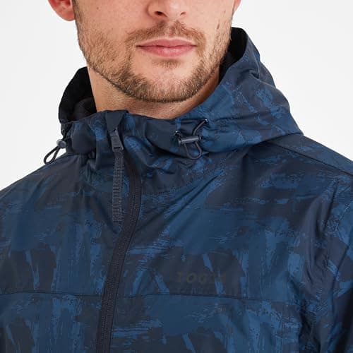 TOG24 Craven Mens Windproof Breathable Waterproof Jacket, Packaway Hood Zip — view 4