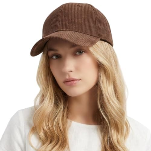 howkuhat Unisex Cotton Baseball Cap Sports Sun Hat Winter Warm Wide Brim Adjustable Outdoor Travel Cap(UK, Alpha, One Size, Brown) — view 2