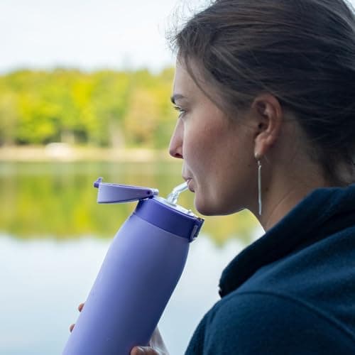 Super Sparrow Water Bottle Stainless Steel 18/8 - Travel Mug - 750ml - Insulated Metal Water Bottle - BPA Free - Leakproof Drinks Bottle — view 5