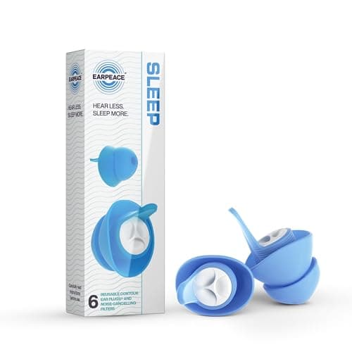 EarPeace Sleep Earbuds for Side Sleepers - 30dB, Standard Size