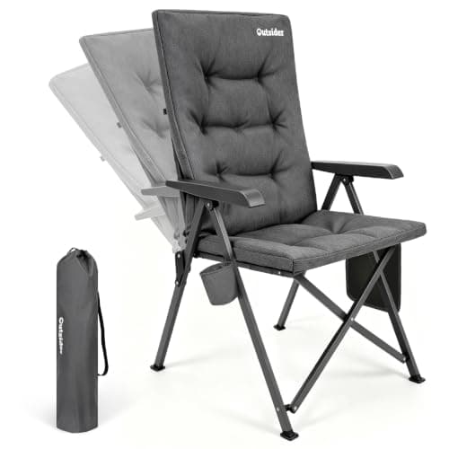 OUTSIDER High Back Folding Reclining Camping Chair for Adults