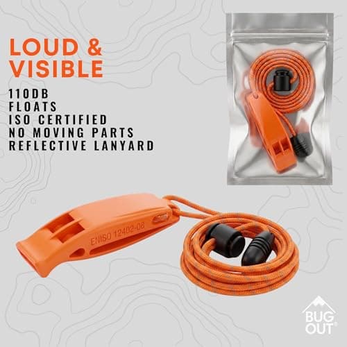 BUG OUT Survival Bivvy Bag with Emergency Whistle, Made in the UK — view 5
